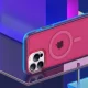 Apple iPhone 13 6.1\'\' Kingxbar PQY Fluorescence Series Magnetic MagSafe Case Cover, Pink | Telefona Vāciņš...