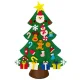 Ruhhy 00024856 filca eglīte ar rotājumiem, 90 cm