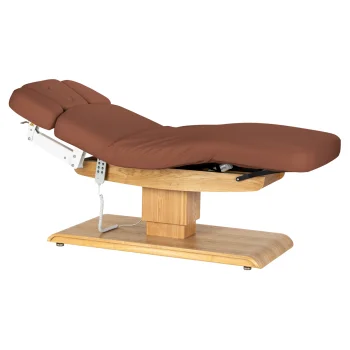 Elektriskā SPA kušete Sillon Relax ar koka pamatni, brūna