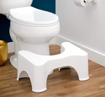 Tualetes Kāju Balsts Paliktnis Kāpnes Vannas Istabai, 42x27x17 cm | Step Platform Footrest for Toilet for Bathroom