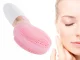Elektriskā Sejas Attīrīšanas Suka Ierīce Masažieris ar Statīvu, Rozā | Electric Sonic Facial Cleansing Brush...