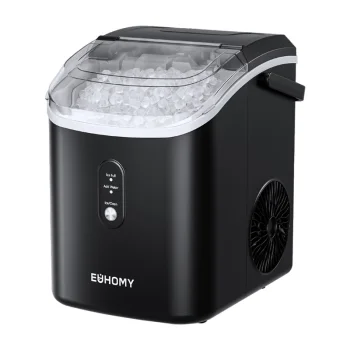 Euhomy IM002 Ledus ģenerators, 15.4kg/24h, "Nugget" ledus, Ātra darbība