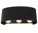 Sienas lampa fasādei, divvirzienu LED, 6W, melna