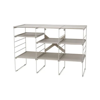 Apavu plaukts Joseph Joseph Level Plus Large, regulējams, bēšs