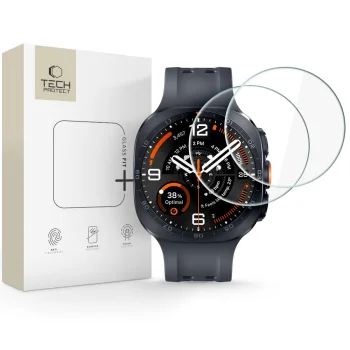 Tech-Protect Glass Fit+ aizsargstikls Samsung Galaxy Watch Ultra 2 2026 47mm, 2 gab.