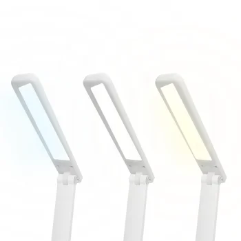 Ltc 3W LED galda lampa, 3000/4500/6000K, regulējama, 1200mAh, balta