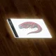Maxlife MXGT-01 LED gaismas tāfele zīmēšanai un kopēšanai, Melna