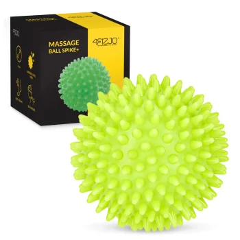 4FIZJO SPIKE+ masāžas bumba ar radziņiem 9 cm, zaļa