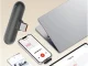 Bezvadu piespraužamo mikrofonu komplekts USB-C tālrunim un datoram