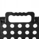 Malatec Saliekams soliņš 39cm, melns/balts