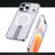 Samsung Galaxy S25 FE bruņu ietvars Hybrid Armor X ar MagSafe statīvu, caurspīdīgs