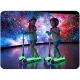 Ricokids Glow 3in1 bērnu trīsriteņu skrejritenis ar LED riteņiem, tirkīza