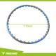 TRIZAND 00026347 masāžas vingrošanas riņķis ar magnētiem 110cm zils/melns