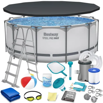 Bestway 56420 karkasa baseins ar piederumiem 366 x 122 cm