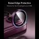Kameras aizsargstikls ESR Armorite priekš iPhone 18 Pro / 18 Pro Max, tumši sarkans