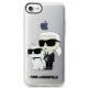 Karl Lagerfeld caurspīdīgs vāciņš iPhone 7/8/SE 2020/2022 KLHCI8HNKCTGT