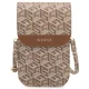 Guess universāla tālruņa somiņa Wallet Gcube Stripe, brūna
