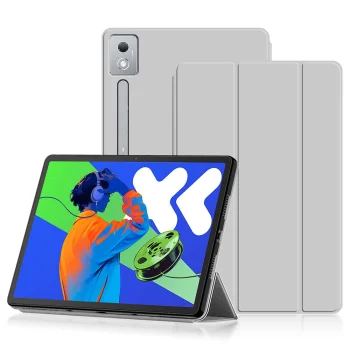 Lenovo Idea Tab Pro 12.7'' (TB-373FU) Trifold Stand Protective Cover Case, Gray | Planšetes Vāciņš Maciņš Apvalks...