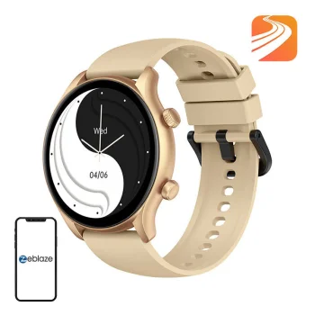 Viedpulkstenis Zeblaze Btalk 3 Plus, 1.39", Gold