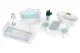 Ecotoys Alice leļļu māja, 3 stāvi, 9 mēbeles