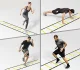 Treniņu kāpnes koordinācijas trepes skriešanai ātrumam sportam 6m | Training Ladder Stairs