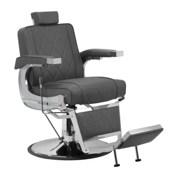 Bārberu krēsls Hair System BM88066 pelēks