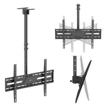 Maclean MC-173 Griestu TV stiprinājums 37-86", 50kg, VESA 600x400, Melns