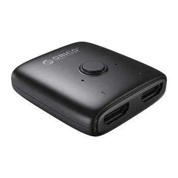 Orico AS2-A1 divvirzienu HDMI sadalītājs / pārslēdzējs, melns