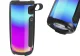 Bezvadu Bluetooth skaļrunis ar RGB apgaismojumu un FM radio, melns