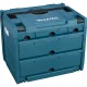 Instrumentu kaste Makita MAKSTOR Model 4.5 P-84349 ar 5 atvilktnēm