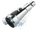 3-in-1 virtuves jaucējkrāna aerators un pagarinātājs, sudraba