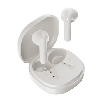 Bezvadu austiņas QCY T41 TWS, Bluetooth 5.4, IPX4, baltas