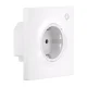 Sonoff WS01TPF-E viedā sienas kontaktligzda (F tips), Wi-Fi, Matter, 16A, 4000W, balta