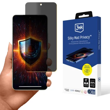 3mk Silky Matt Privacy aizsargplēve Xiaomi 15 Pro viedtālrunim