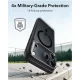 ESR Classic Hybrid MagSafe vāciņš iPhone 18 Pro Max / 17 Pro Max ar statīvu, matēti melns