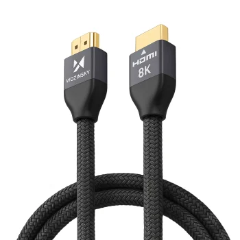 Wozinsky WHDMI-20 HDMI 2.1 Kabelis 8K 60Hz 48Gbps 2m, Sudraba