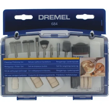 Tīrīšanas un pulēšanas piederumu komplekts Dremel 684, 20 daļas