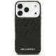 Karl Lagerfeld FW Stamped Karl MagSafe vāciņš iPhone 17 Pro, melns