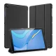 Huawei MatePad T 10s (AGS3-L09, AGS3-W09) DUX DUCIS Tri-fold Stand PU Leather Tablet Cover Case, Black | Planšetes...