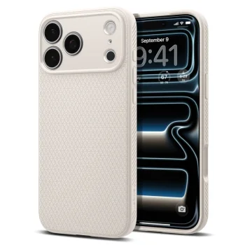 Spigen Liquid Air vāciņš iPhone 17 Pro, titāna pelēks
