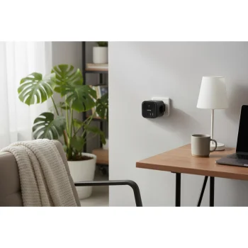 Huslog HUS1050 kontaktligzdu kubs 3x AC, 4x USB, 3680 W