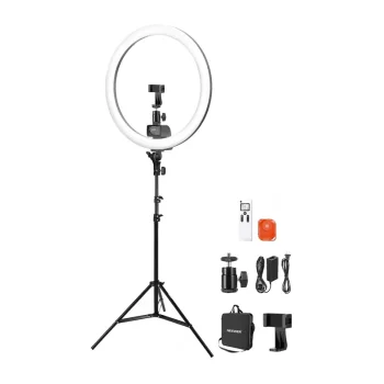 Neewer SRP18-2.4G 46 cm LED riņķa gaisma ar statīvu