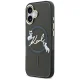 Karl Lagerfeld IML Choupettes Karl Script Logo MagSafe vāciņš iPhone 17, melns