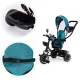 Ecotoys JM-066-9 trīsritenis ar rotējošu sēdekli, zils/zaļš