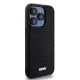 DKNY iPhone 15 Pro Max vāciņš 3D Rubber Repeat Pattern, melns