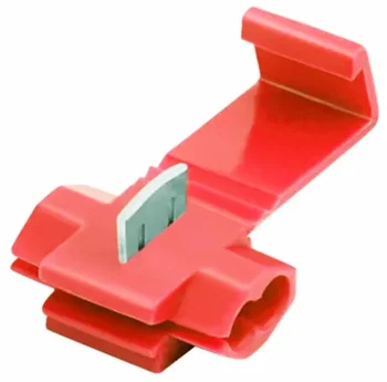 Szybkozłączka vadu savienotāji 0.5-1.5 mm, 10 gab., sarkani