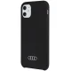 Audi Silicone Case vāciņš iPhone 11 / XR melns