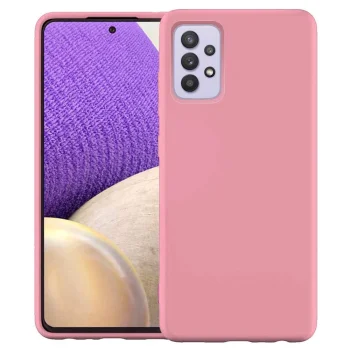 Samsung Galaxy A32 4G (SM-A325F/DS) Silicone Color Case Cover, Pink | Silikona Vāciņš Maciņš Apvalks Bampers