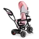 ECOTOYS bērnu trīsritenis ar rotējošu sēdekli un jumtiņu JM-066-9, rozā