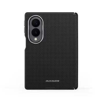 Dux Ducis Vyne vāciņš Samsung Galaxy Z Fold 8 ar MagSafe atbalstu, melns